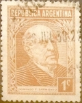 Stamps Argentina -  Intercambio 0,20 usd  1 cents. 1935