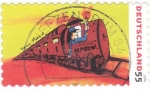 Stamps Germany -  Ferrocarril
