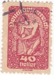 Stamps Austria -  Alegoría de la Nueva Republica