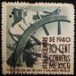 Stamps Mexico -  Timonel