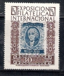 Stamps Mexico -  Primer sello mexicano sobre sello