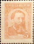 Stamps Argentina -  Intercambio 0,20 usd 5 céntimo 1957