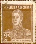 Stamps Argentina -  Intercambio 0,25 usd 2 céntimos 1923
