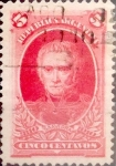 Stamps Argentina -  Intercambio 0,25 usd 5 cents.1910