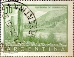 Sellos de America - Argentina -  Intercambio 0,80 usd 10 pesos1955