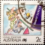 Sellos de Oceania - Australia -  Intercambio 0,20 usd 2 cents.1988