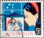 Stamps : Oceania : Australia :  5 pence  1964