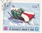 Stamps Yemen -  Olimpiada Grenoble 1968