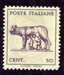 Sellos de Europa - Italia -  La loba