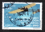 Stamps Spain -  Centenario de la Aviación en Canarias 1913-2013