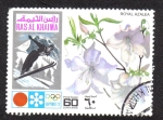 Stamps United Arab Emirates -  Ras Al Khaima, Sapporo 72