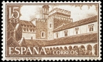 Stamps : Europe : Spain :  ESPAÑA SEGUNDO CENTENARIO USD Nº 1250 (0) 15C CASTAÑO MONASTERIO GUADALUPE