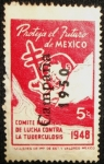 Stamps Mexico -  Contra la Tuberculosís