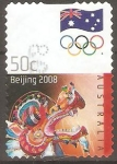 Stamps : Oceania : Australia :  OLIMPÌADAS   DE   BEIJING