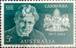 Sellos de Oceania - Australia -  Intercambio 0,20 usd 5 pence 1963