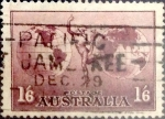 Stamps : Oceania : Australia :  Intercambio 1,25 usd 1 Sh 6 pence 1934