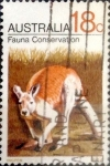 Stamps Australia -  Intercambio nfxb 0,30 usd 18 cents. 1971