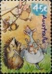 Stamps Australia -  Intercambio 0,70 usd 45 cents. 2001