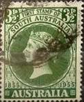 Stamps Australia -  3,5 pence 1955
