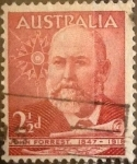 Stamps Australia -  Intercambio 0,20 usd 2,5 pence 1949