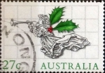 Stamps Australia -  Intercambio 0,20 usd 27 cents. 1985