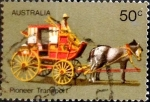 Stamps Australia -  Intercambio cxrf3 0,20 usd 50 cents. 1972