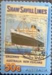 Stamps Australia -  Intercambio 0,70 usd 50 cents.2004