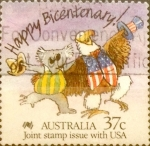 Stamps Australia -  Intercambio cxrf3 0,35 usd 37 cents.1988