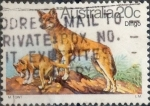 Stamps Australia -  Intercambio 0,20 usd 20 cents. 1980