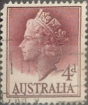 Stamps Australia -  Intercambio 0,20 usd 4 pence 1957