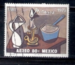 Stamps Mexico -  Picasso 1881-1973