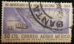 Stamps Mexico -  Avión Douglas DC7
