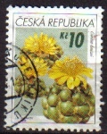 Sellos de Europa - Checoslovaquia -  CHEQUIA REPUBLICA 2006 SELLO FLORES CACTUS