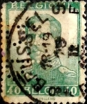 Stamps Belgium -  Intercambio 0,60 usd 40 cents. 1913