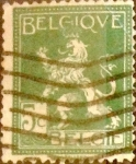 Stamps Belgium -  Intercambio 0,20 usd 5 cents. 1912
