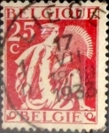 Stamps Belgium -  Intercambio 0,20 usd 25 cents. 1932