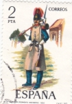 Sellos de Europa - España -  Gastador Regimiento Infantería 1850(17)