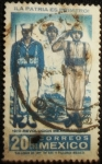 Stamps Mexico -  Soldado, Marino y Campesino