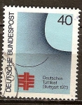 Sellos de Europa - Alemania -  Festival de Gimnasia, Stuttgart 1973.