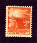 Stamps Italy -  Serie Corriente. Antorcha