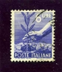 Sellos de Europa - Italia -  Serie Corriente. Plantando un olivo