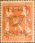 Stamps Belgium -  Intercambio 0,20 usd 5 cents. 1935