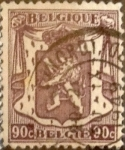 Stamps Belgium -  Intercambio 0,20 usd 90 cents. 1946