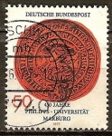 Sellos de Europa - Alemania -  450 años Philipps-Universidad de Marburg.