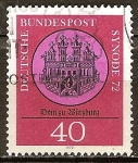 Stamps Germany -  Catedral de Würzburg Sínodo 72.