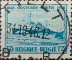 Stamps : Europe : Belgium :  1,35 francos 1946