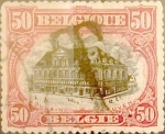 Stamps Belgium -  Intercambio 0,30 usd 50 cents. 1915