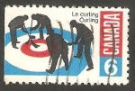 Stamps Canada -  Curling