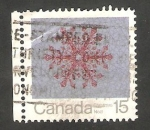 Stamps Canada -  468 - Navidad, Flores de nieve