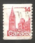 Stamps Canada -  657 a -  El Parlamento de Ottawa